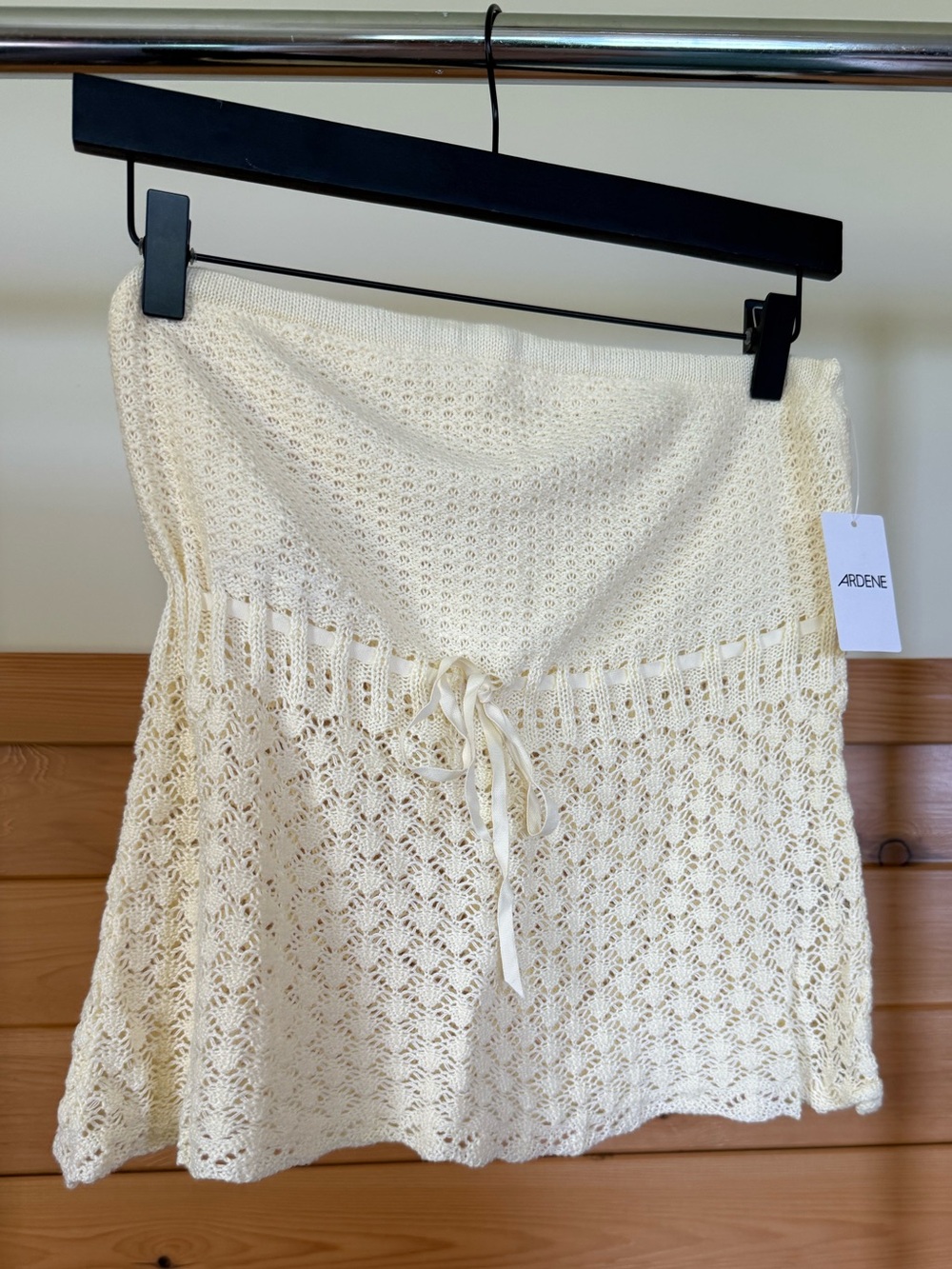 NWT Ardene Crochet Tube Top with Built In Bra